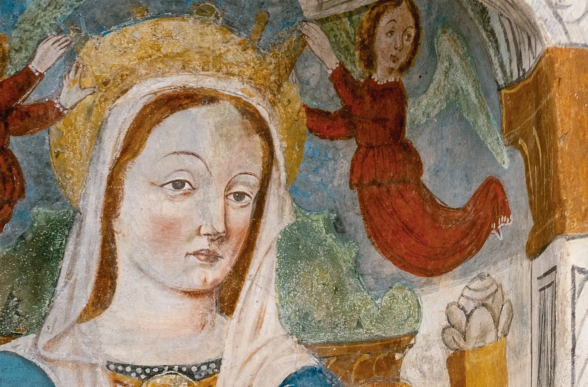 Affresco della Madonna al Santuario della Rocca di Sabbio Chiese